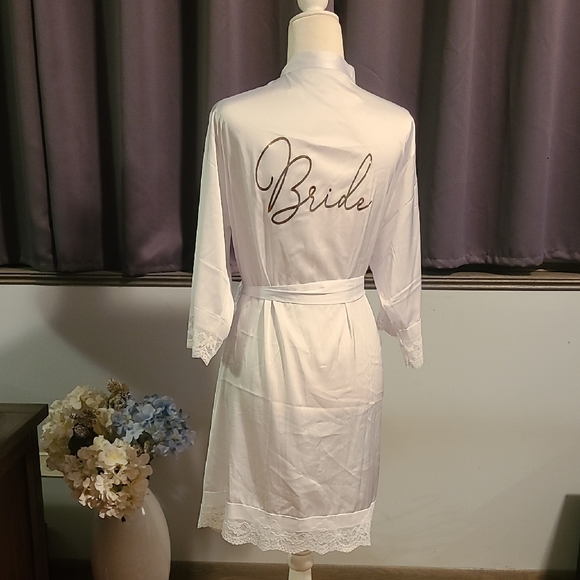 Event Blossom Other - Elegant White Bridal Robe Large / XL
